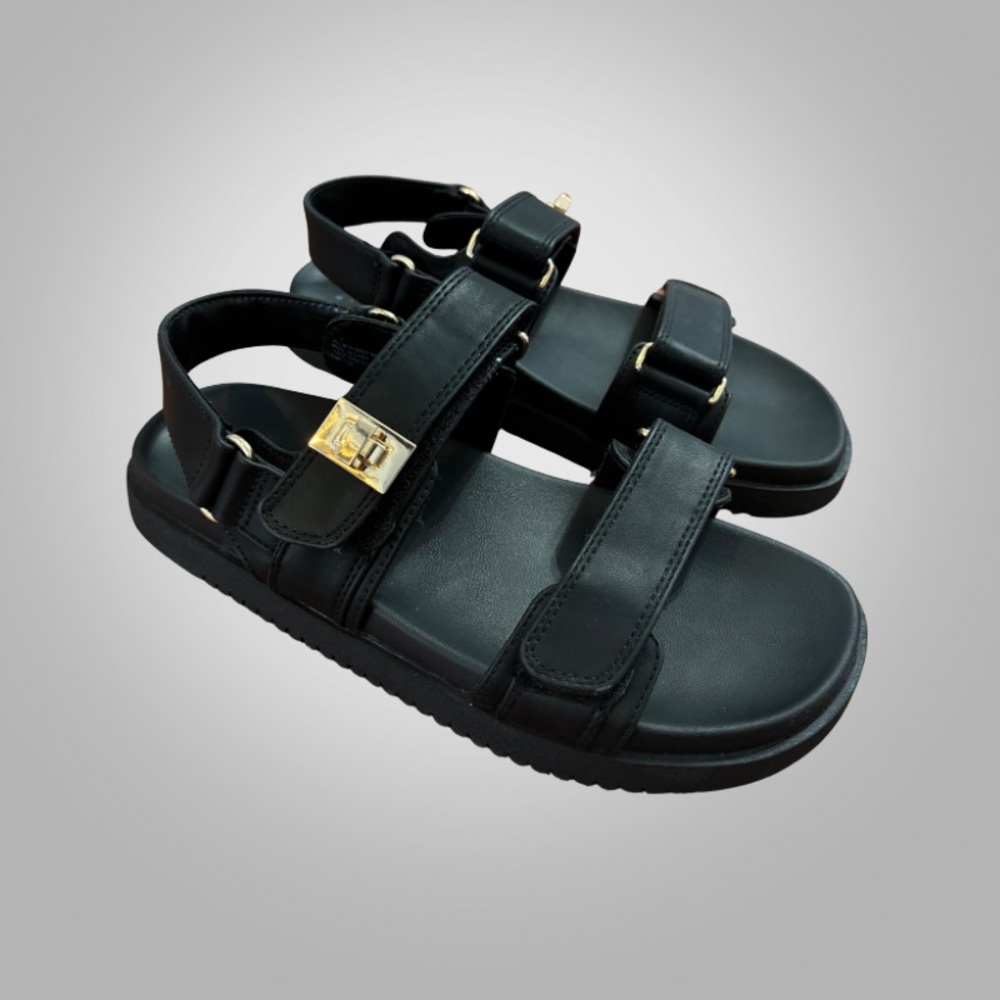 a new day Black Sandals NWOT - Picture 3 of 4